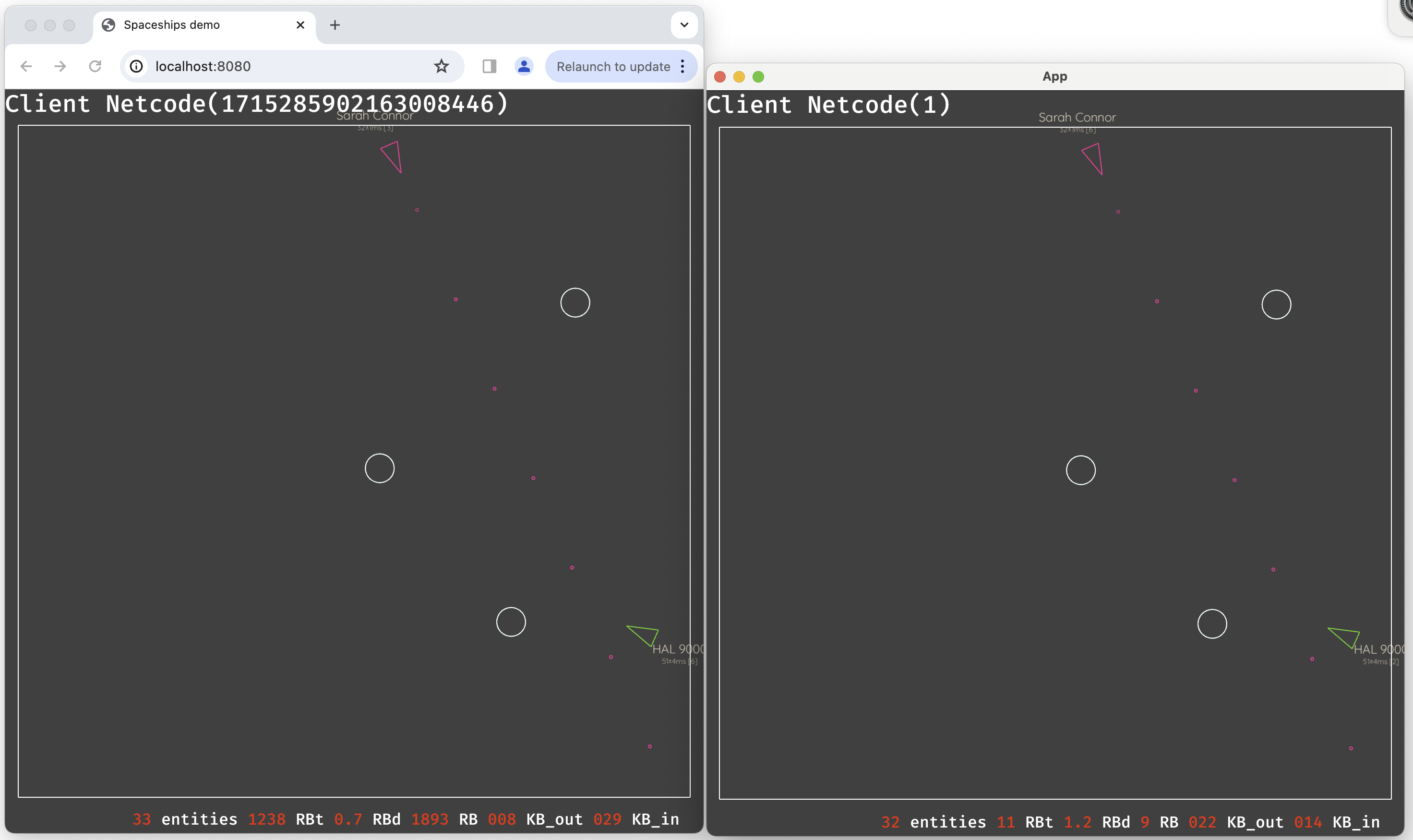 Spaceships screenshot